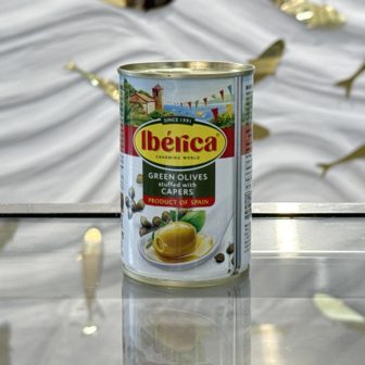 Оливки с каперсами ж/б 300гр