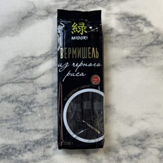 Вермишель из черного риса Midoni Китай 250г